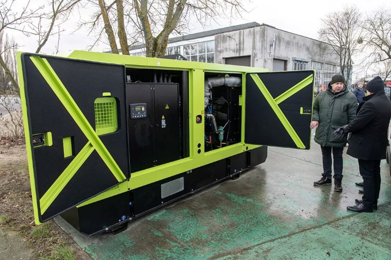 Agregat prądotwórczy o dużej mocy