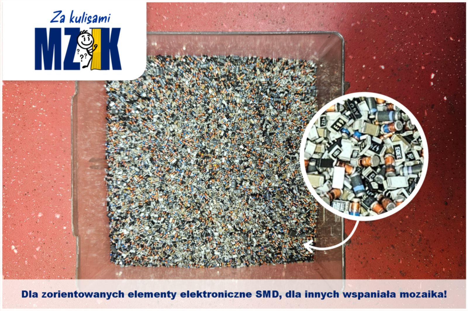 ZNak graficzny kampanii oraz zdjęcie pantografu