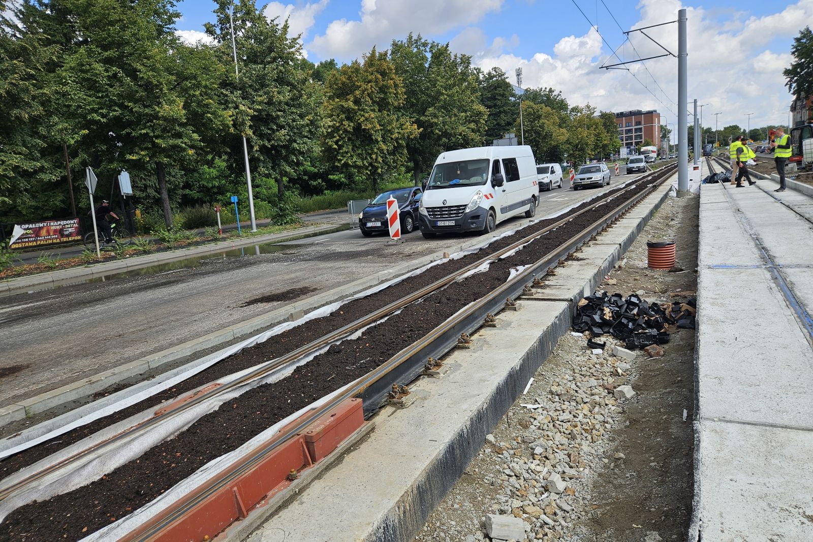 Modernizacja torowiska tramwajowego w Toruniu