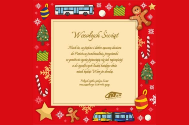kartka świąteczna z życzeniami