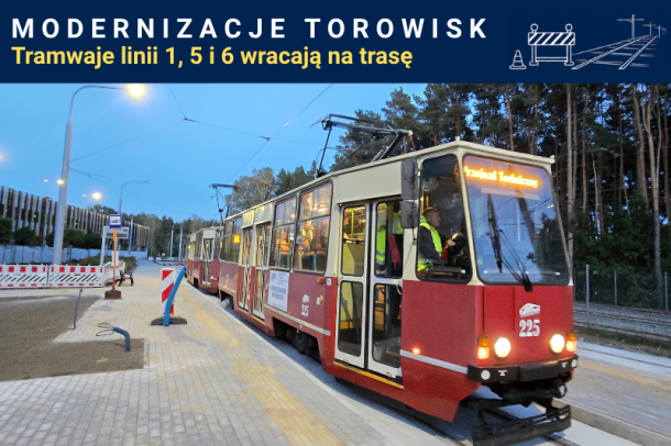 zdjęcie tramwaju konstal - przejazd techniczny